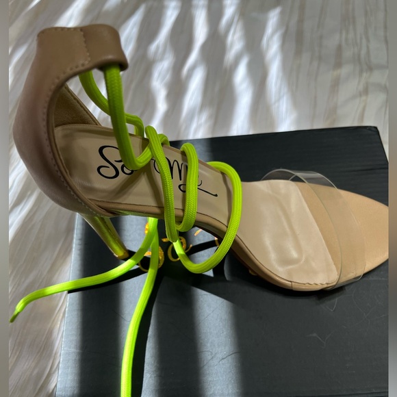 Shoes - So Me Lace Up Glass Slippers